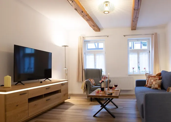 Lejlighed Fachwerkfeeling Im Gesamten Eg-hochwertig Neu Sanierte Im Heideviertel Perfekte Innenstadtlage Inklusive Parkplatz Wernigerode